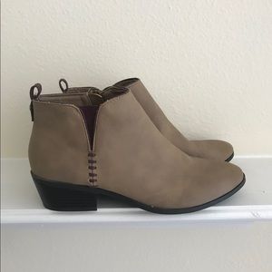 Women’s Taupe Ankle Booties